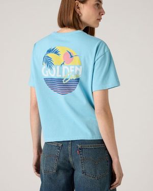 Levi's T Shirt Graphique Vintage - Bleu