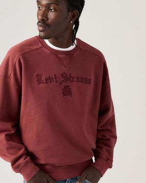 Levi's Boxy Graphic Crewneck Sweatshirt - Red