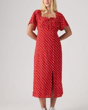 Levi's Amara Midi Säulenkleid - Rot