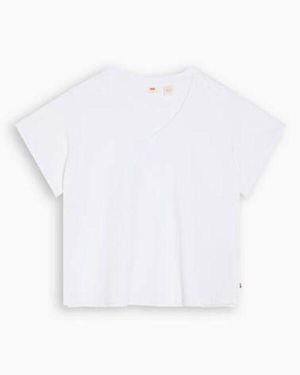 Levi's Canotta Squadrata (Taglie Forti) - Bianco
