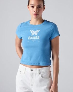 Levi's Graphic Essential Baby Tee - Azul