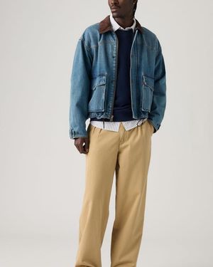 Levi's Xx Chino Baggy Pleated Trousers - Blue