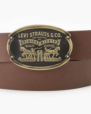 Levi's Billy Plaque Belt - Brown