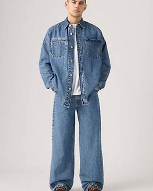 Levi's Twisted Baggy Wide Jeans - Blue