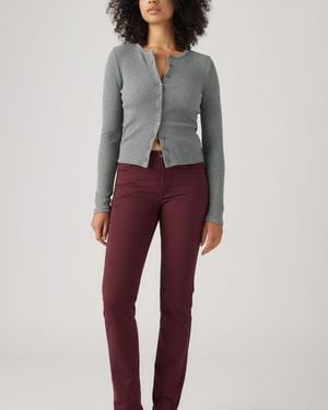 Levi's 314 Shaping Straight Trousers - Brown