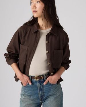 Levi's Tini Long Sleeve Utility Shirt - Marron