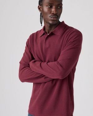 Levi's Long Sleeve Original Polo - Rot