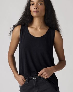 Levi's Lori Linen Scoop Tank - Black