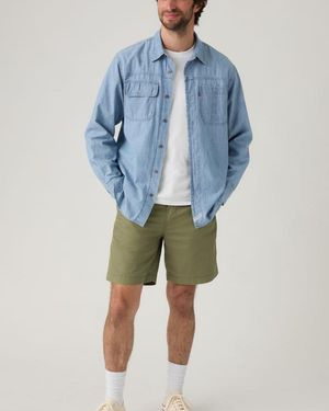 Levi's Xx Chino Authentic Relaxed Lightweight Shorts - Blue