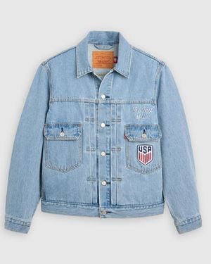 Levi's U. S. Soccer Type Ii Trucker Jacket - Blue