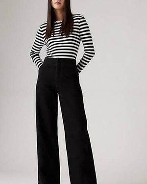 Levi's Ribcage Wide Leg Tailored Jeans - Black
