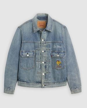 Levi's France Football Type Ii Trucker Jacket - Blauw