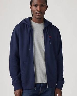 Levi's Fleece Mit Reißverschluss - Blau