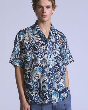 Levi's Short Sleeve Camp Shirt - Blue