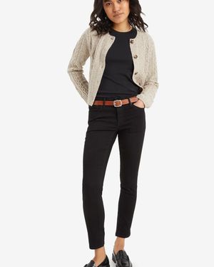 Levi's 712 Slim Welt Pocket Jeans - Black