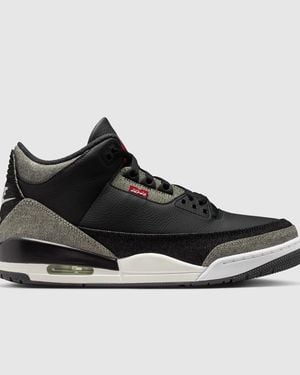 Levi's Air Jordan 3 X Sneakers Van Zwart Denim
