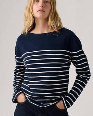Levi's Top A Righe Marin - Blu