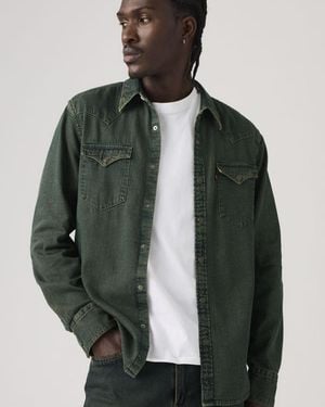 Levi's Barstow Standard Fit Western Shirt - Green