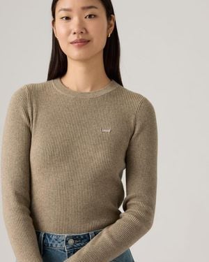 Levi's Crewneck Rib Jumper - Natural