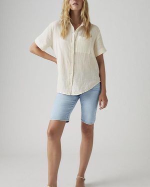 Levi's Shaping Bermuda Shorts - Blue