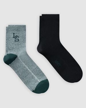 Levi's Short Cut Mouline Socks 2 Pack - Multicolour