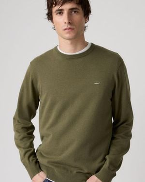 Levi's Lightweight Housemark Sweater - Grün