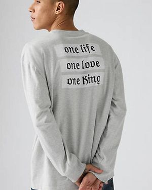 Levi's Nas T Shirt Met Lange Mouwen - Grijs