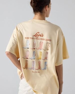Levi's Graphic Short Stack Tee - Natural