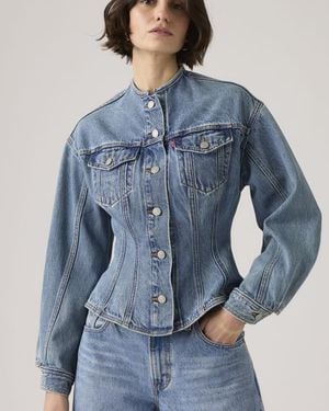 Levi's Sculpted Trucker Jacket - Blue