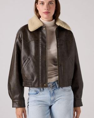 Levi's Short Western Bomber Jacket - Brown