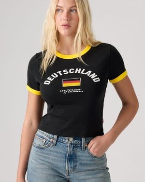 Levi's X World Cup Mini Ringer Tee - Negro