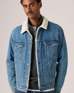 Levi's Type Iii Sherpa Trucker Jacket - Blue