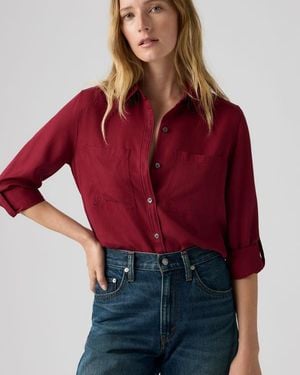 Levi's Aspen Utility Long Sleeve Shirt - Red