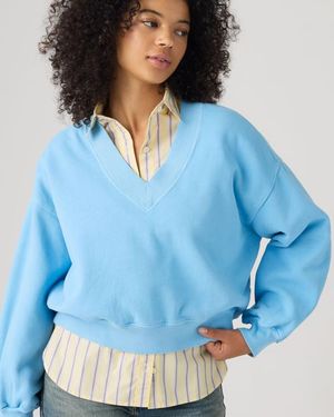 Levi's Vintage V Neck Sweatshirt - Blue