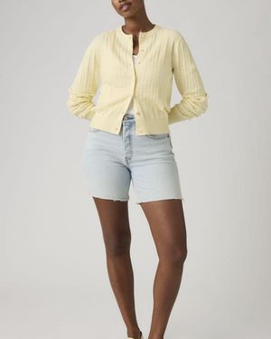 Levi's 501 Mid Thigh Lightweight Shorts - Blue