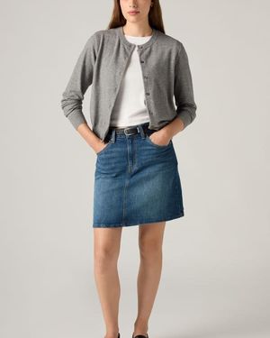 Levi's Jupe Mi Cuisse - Bleu