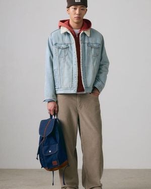 Levi's Type Iii Sherpa Trucker Jacket - Blue