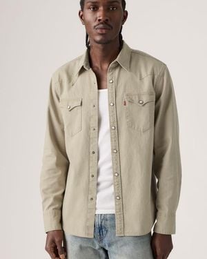 Levi's Barstow Standard Fit Western Shirt - Natural