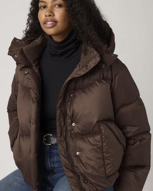 Levi's Chaqueta Western Bubble Shortie - Marrón
