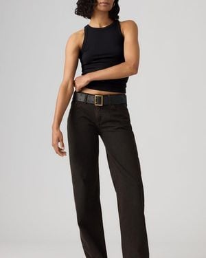 Levi's Low Straight Jeans - Nero
