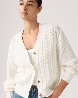 Levi's Snowflake Cardigan - White
