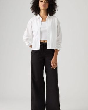 Levi's Pantalon Essential Wide Leg - Blanc
