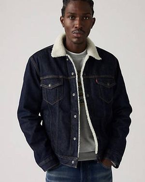 Levi's Chaqueta Trucker Type 3 Sherpa - Azul