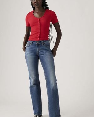 Levi's Jeans Bootcut Superlow - Rojo