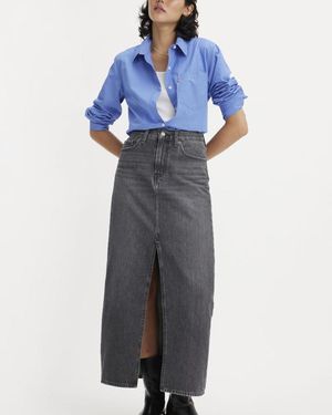 Levi's Ankle Column Skirt - Black