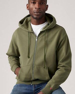 Levi's Felpa Authentic Con Cerniera Integrale - Verde