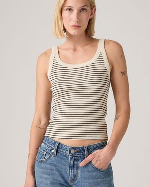 Levi's Essential Ribbed Tank Top - Brown