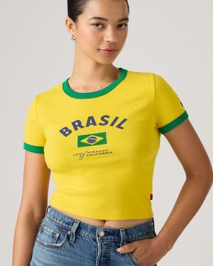 Levi's X World Cup Ringer Tee - Yellow