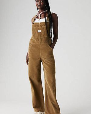 Levi's Baggy Cord Overall - Schwarz