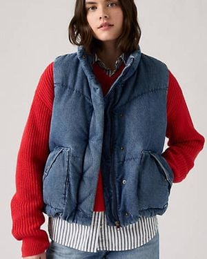 Levi's Gilet Bombato Western - Blu